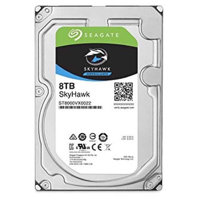 Seagate SKYHAWK HDD 3.5 inch 8TB HARD DISK INTERNAL CCTV RESMI