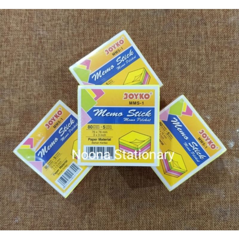 

Memo Stick Joyko MMS-1 / Sticker Note Joyko Warna