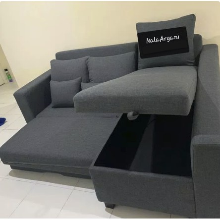  Sofa  L Bed dengan Reclining  Shopee Indonesia 