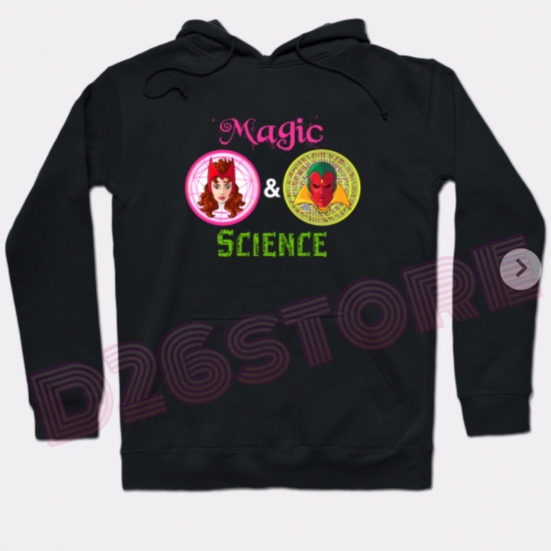 Sweater Hoodie Wanda Vision Magic & Science Marvel Wanda Vision Movie Series