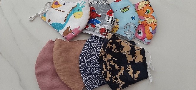 Masker Anak Premium 3 Lapis,  Anti Pengap, Untuk Usia Diatas 3 Th ,  Bisa Bolak Balik