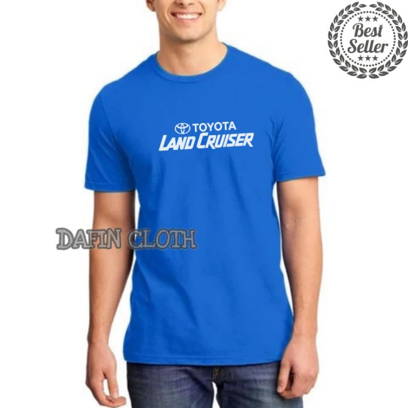 Tshirt Baju Kaos Pria Mobil Toyota Land Cruiser