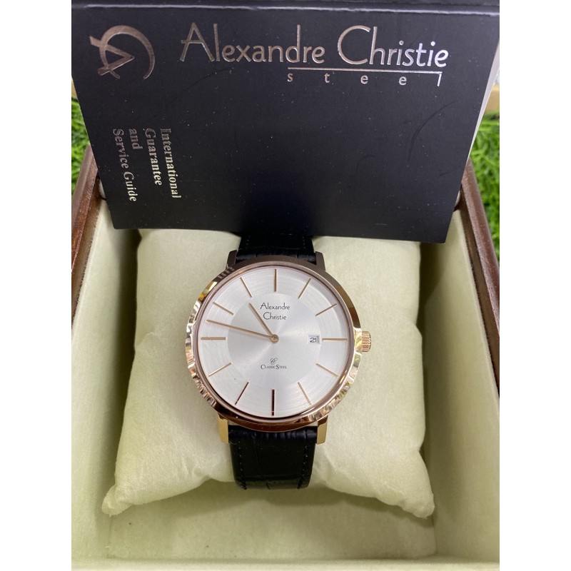 alexandre christie 8599md pria rosegold kulit hitam
