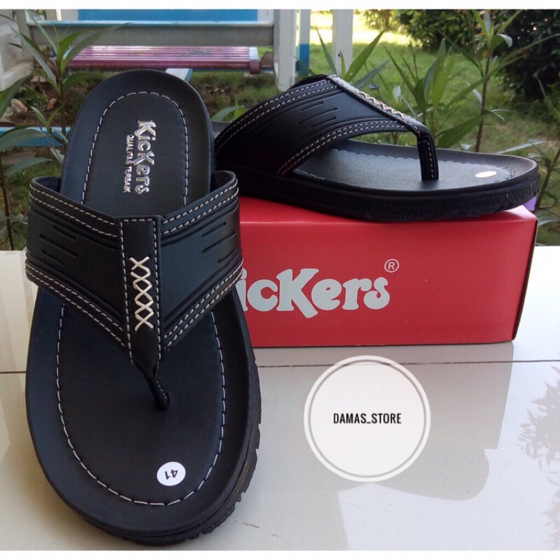 SANDAL PRIA KULIT KICKERS TERMURAH ORIGINAL DAMAS STORE