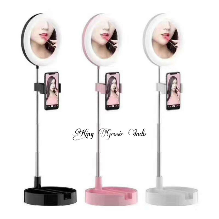 Ring Light Live Makeup Multipurpose Desk Lamp / Lampu Selfie ( G3 ) Cermin Makeup dengan dudukan Hp