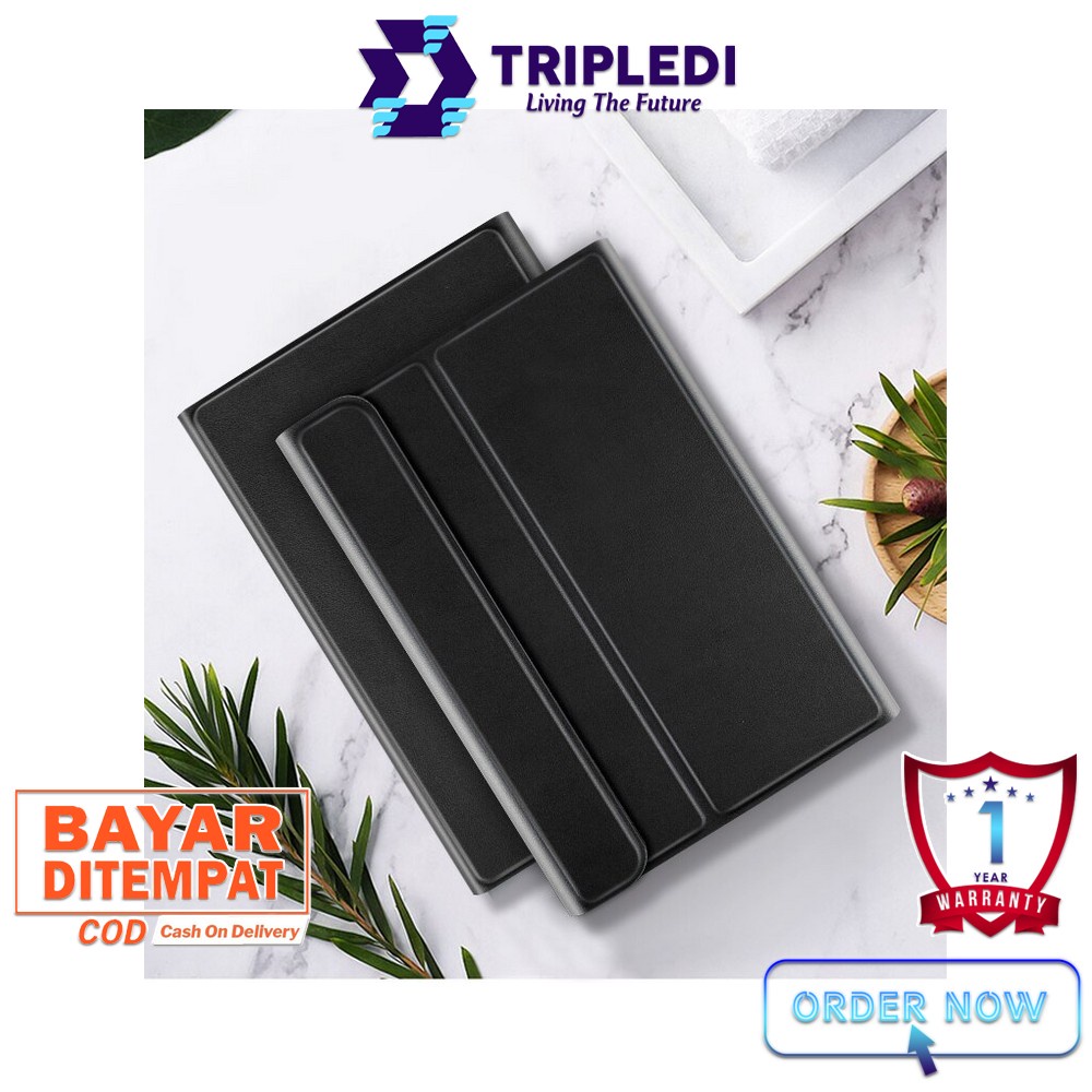 TRIPLEDI Case Samsung Galaxy Tab A7 Lite 2021 SM-T220 SM-T225 8.7 inch Keyboard Wireless Bluetooth Magnetic Removable Free Stylus Pen Flip Casing Leather Sarung Pelindung Shockproof Tablet Android Book Cover Folio Protektif Stand Built-in-8