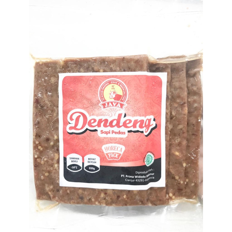 DENDENG SAPI PEDAS JAVA 200GR HALAL HOT BEEF JERKY