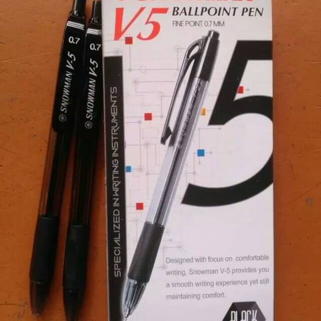 

Snowman V 5 ballpoint pen 0.07mm