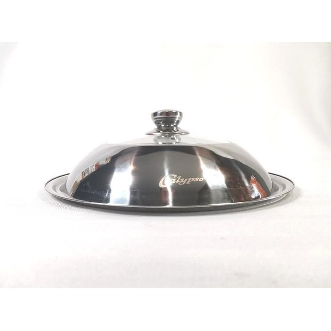 Hemat Tutup Wajan Kuali Panci Sts Setengah Tutup Kaca 34Cm Calypso Diskon