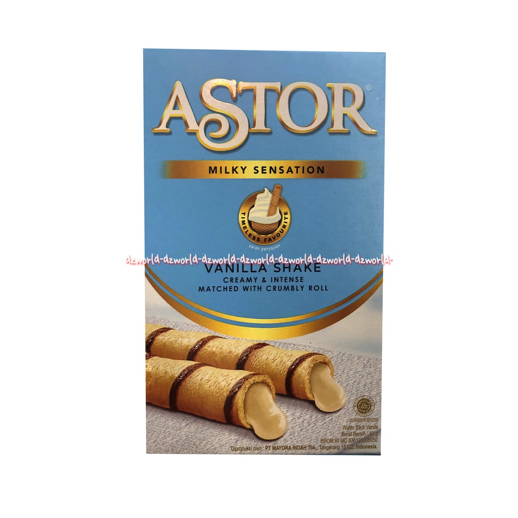 Astor Milky Sensation Vanilla Shake Vanilla Creamy Astor Roll