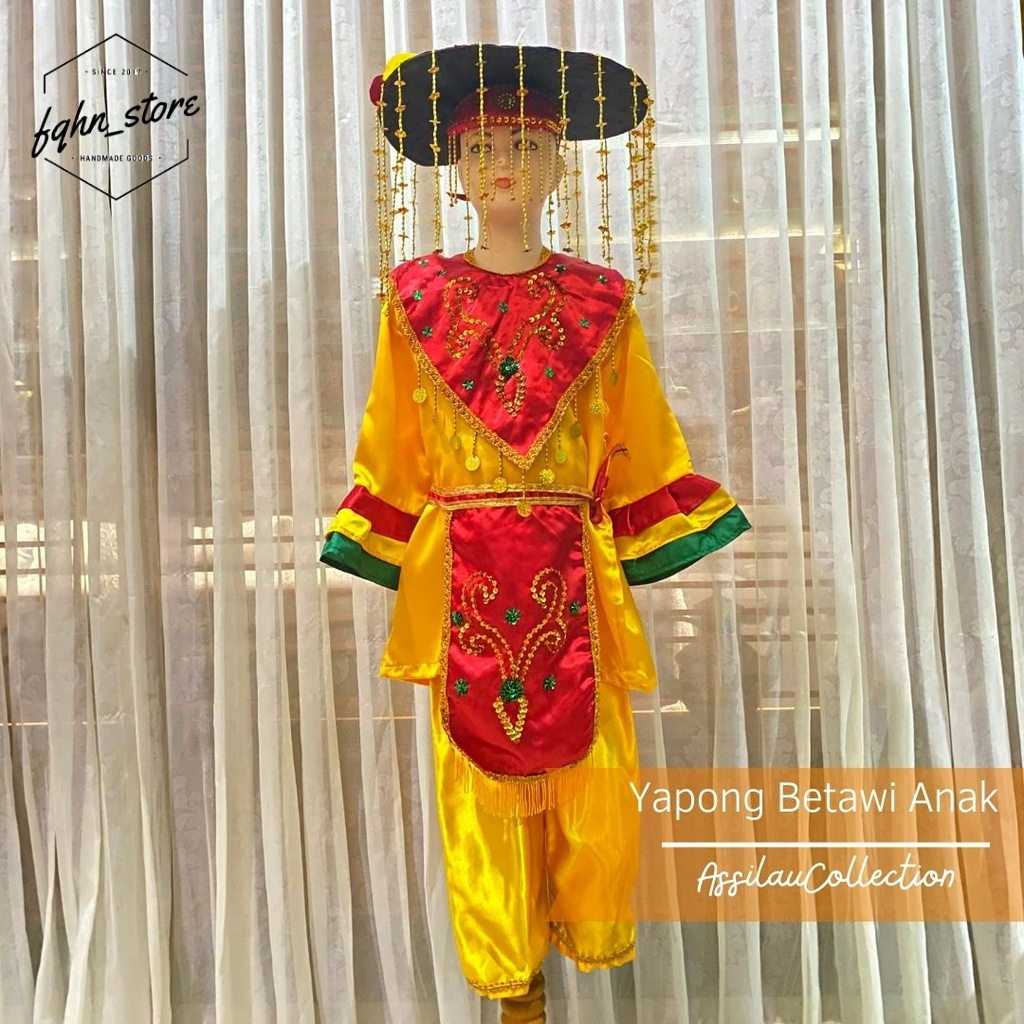 Baju Adat Yapong Betawi Anak Cewek