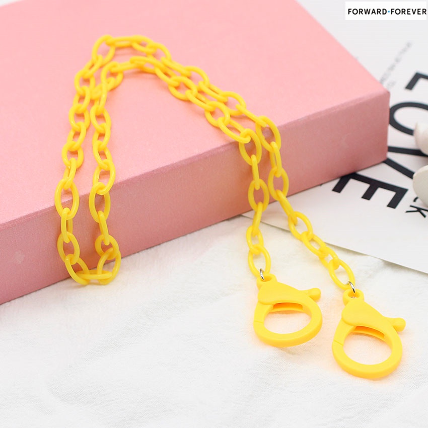 Japan and South Korea trend mask rope chain glasses chain lanyard extension non-slip anti-lost rope candy color