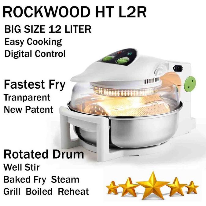 Air Fryer Turbo Tecnology 12 Liter Rockwood Tl-2R Wan.Finni