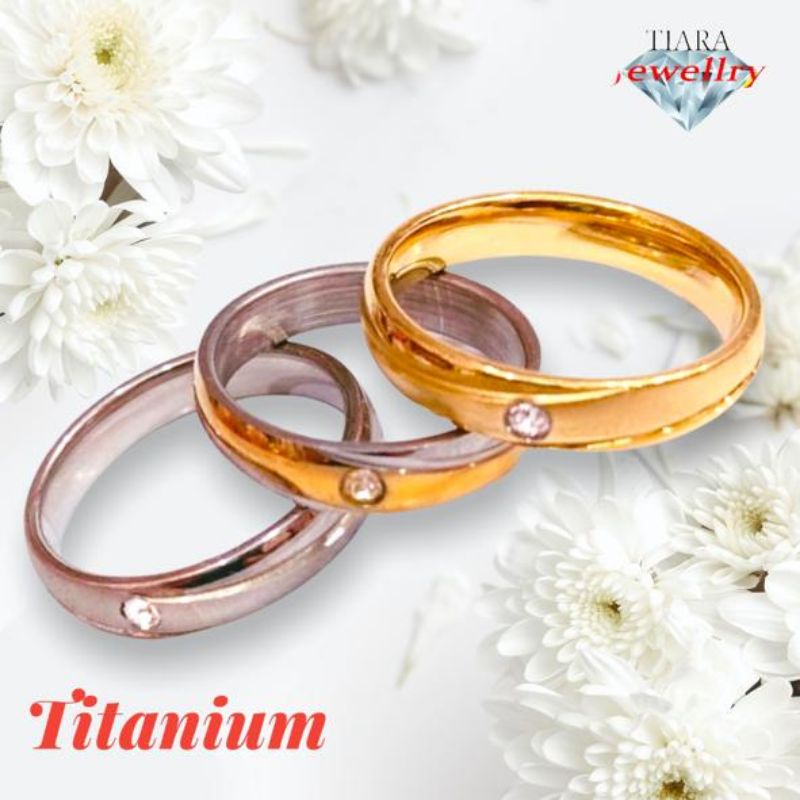 cincin titanium//cincin perhiasan//cincin tunangan//cincin