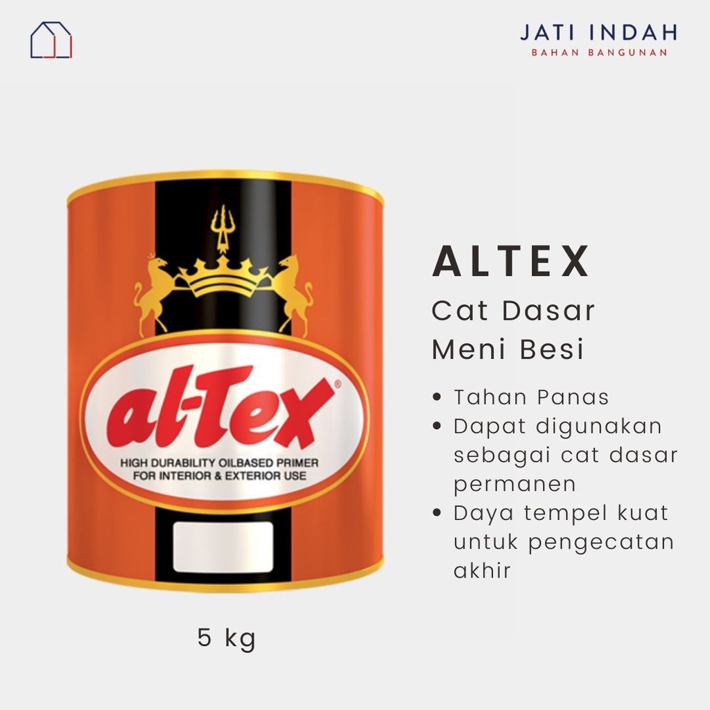 Cat Dasar Meni Besi Altex Oil Based / Minyak Galon 5 kg