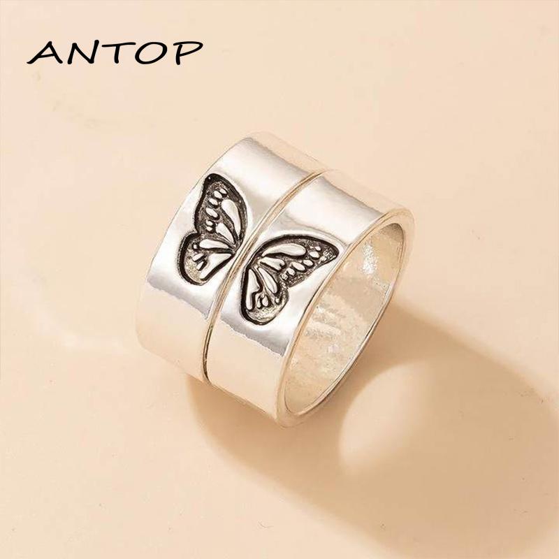 Set Cincin Pasangan Pria Dan Wanita Model Simple Untuk Hadiah Valentine