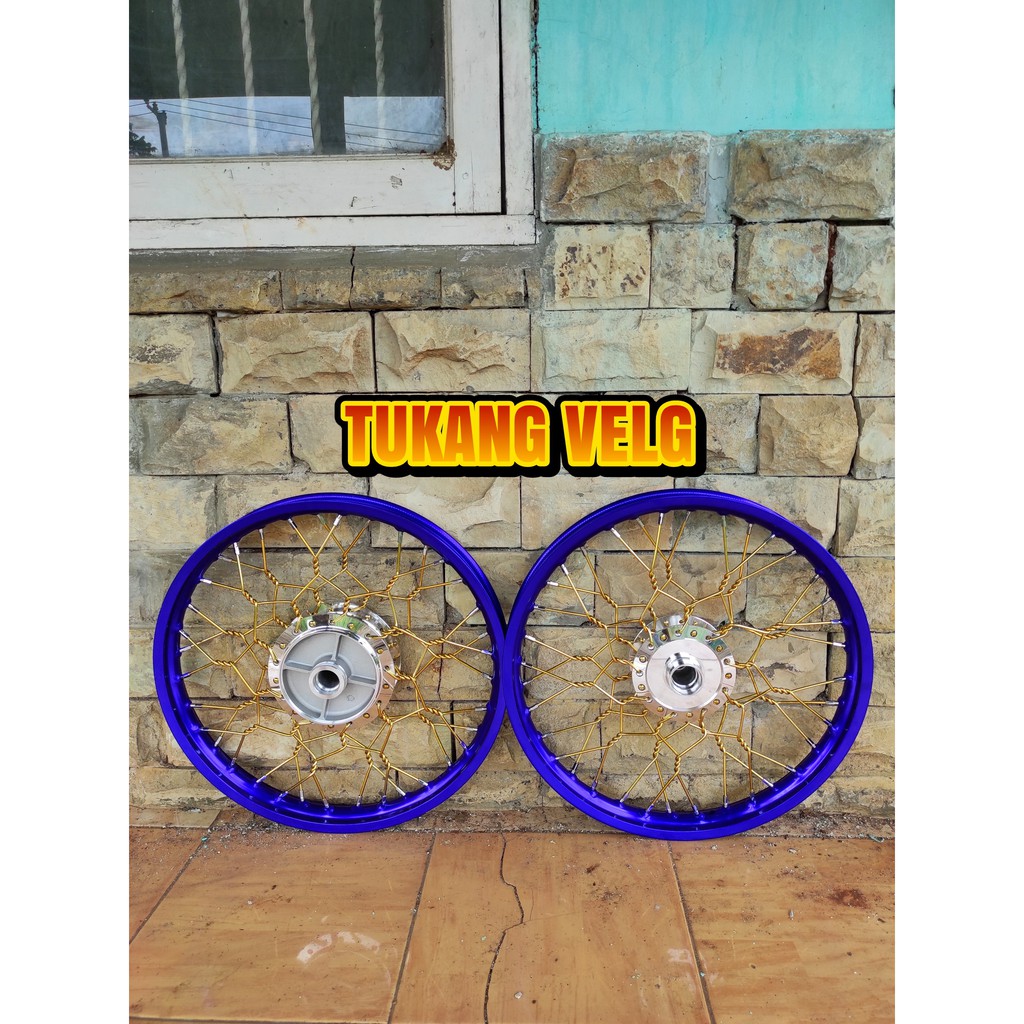 Velg Revo Absolute Atau Revo Fit Paketan Ring 17 Jari Jari Stell Ulir Kepang