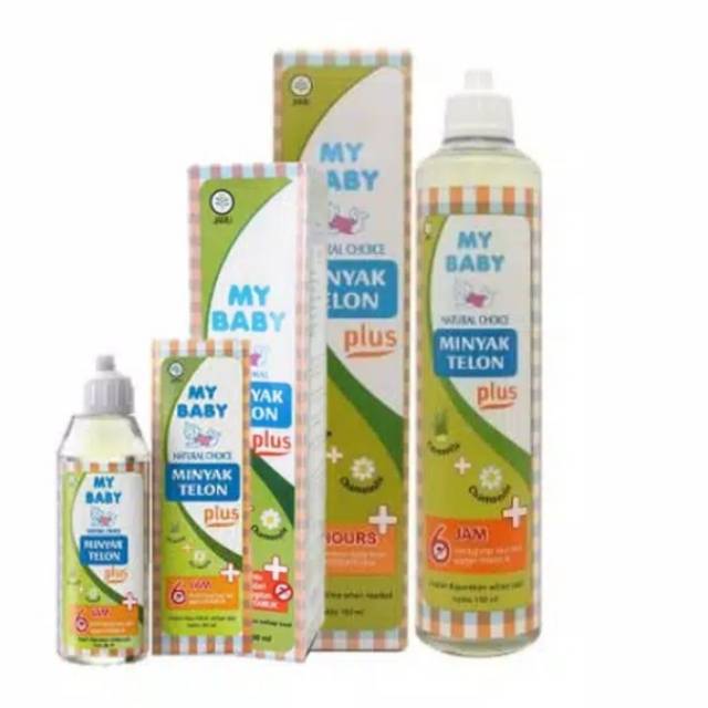 My Baby minyak telon Plus 60ml, 90 Ml,150 Ml