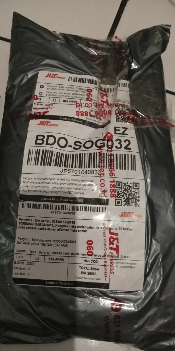 Maura Couple - Sania Ruffle Batik Couple