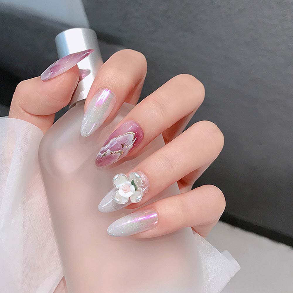 Mxbeauty Ornamen Bunga Keramik 3d Aneka Warna Untuk Dekorasi Nail Art