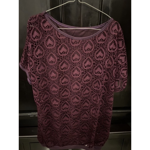 preloved baju brukat ungu