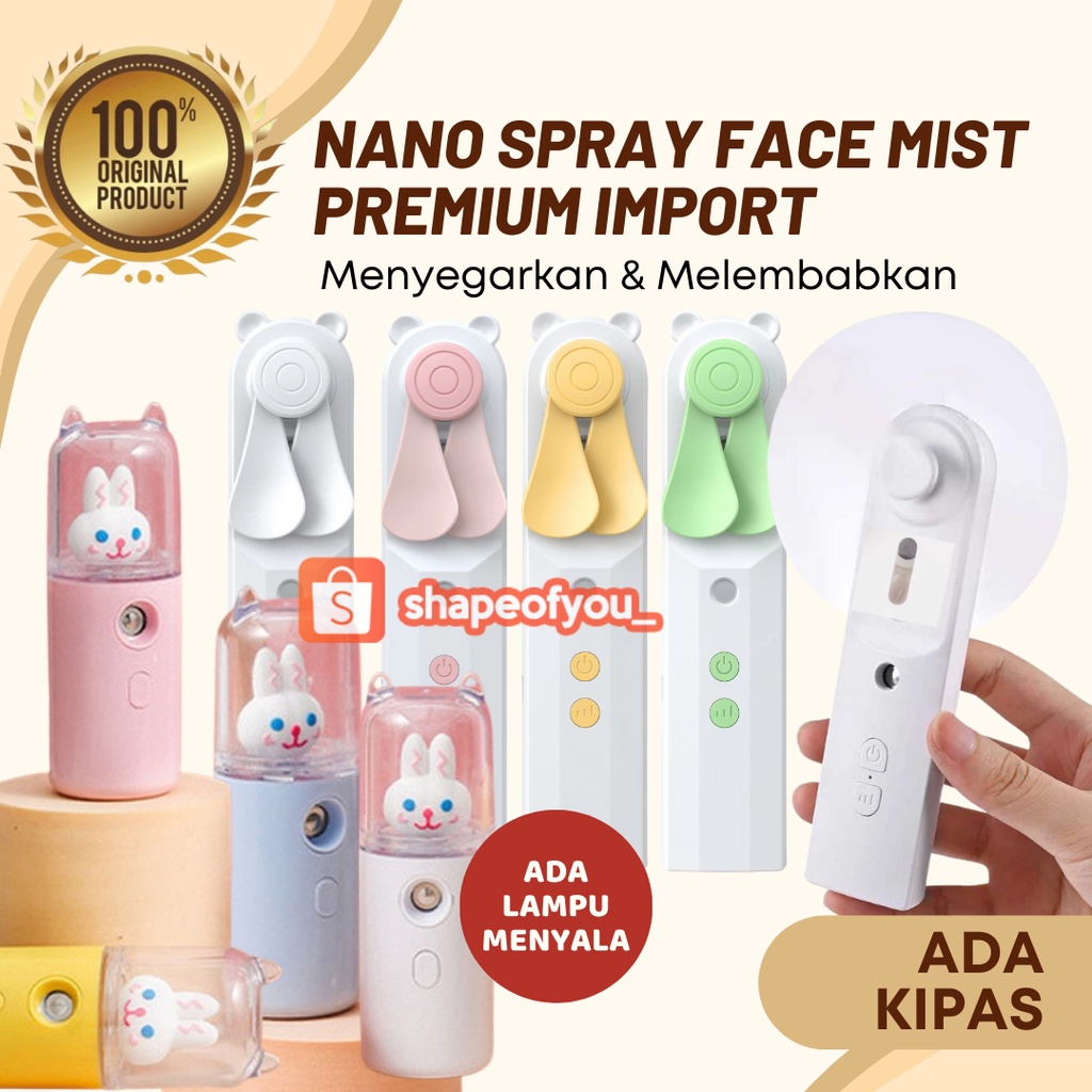 Nano Spray Wajah Muka Facial Mini Viral Murah Premium Face Mist Ori