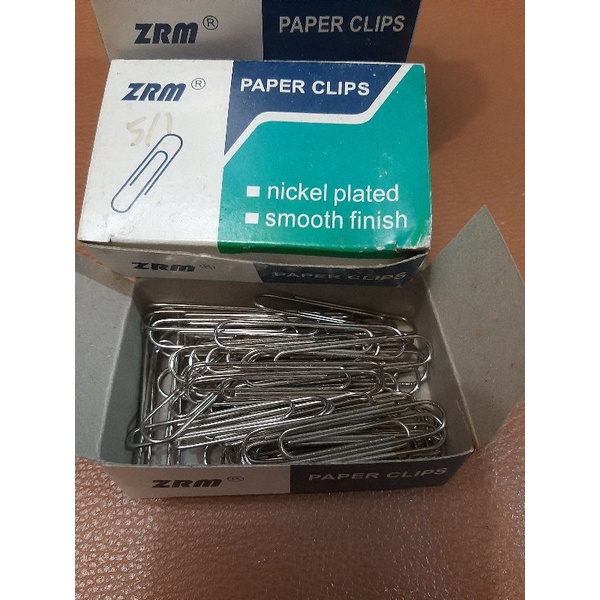 

PAPER CLIPS SILVER /ZRM / NICKEL PLATE