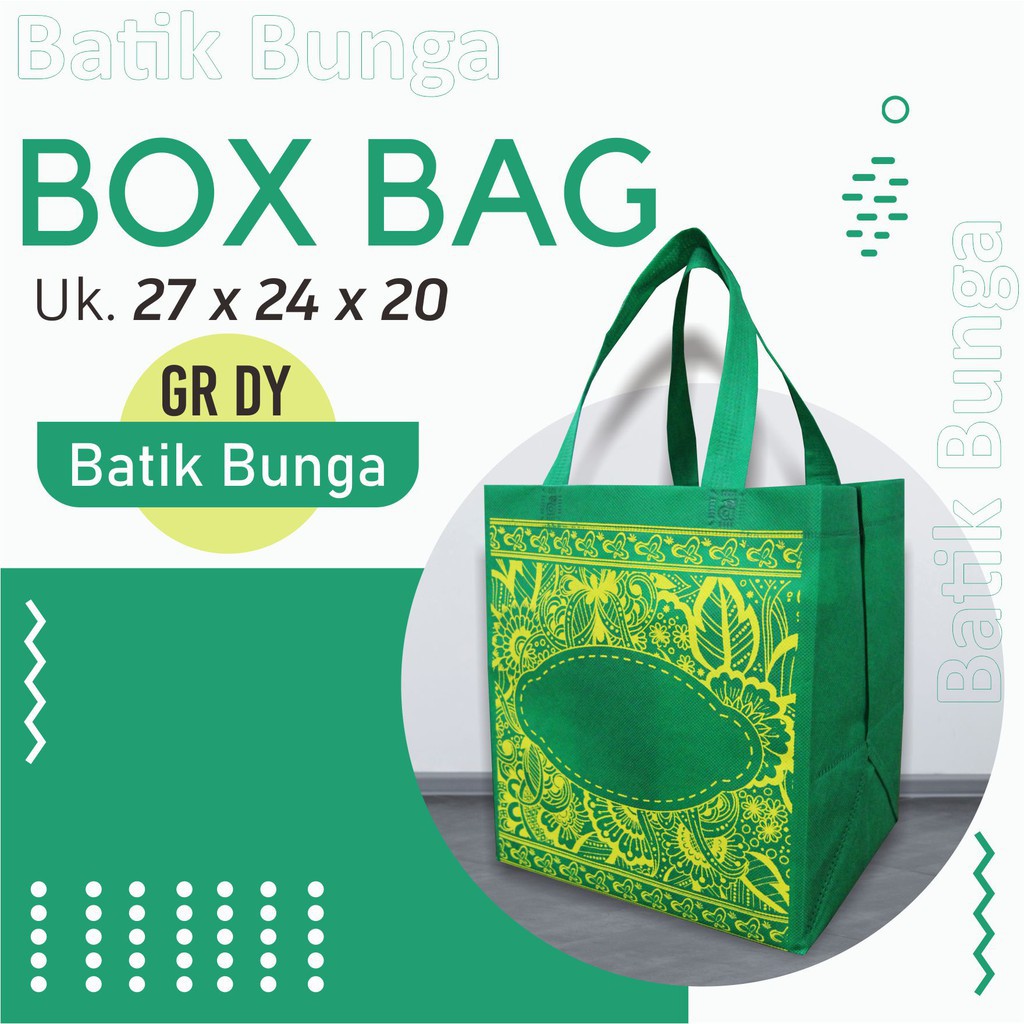 

[COD] tas nasi box tas aqiqah tas syukuran bahan spunbond tebal ukuran 27x24x20