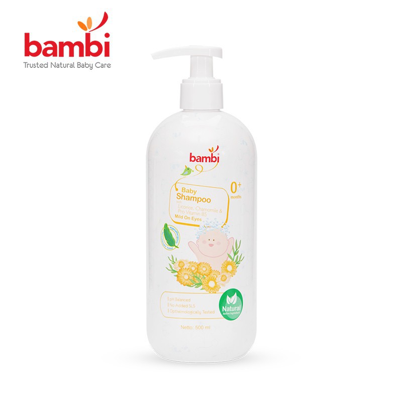 Bambi Baby Shampoo Pump 500ml / refill 450ml