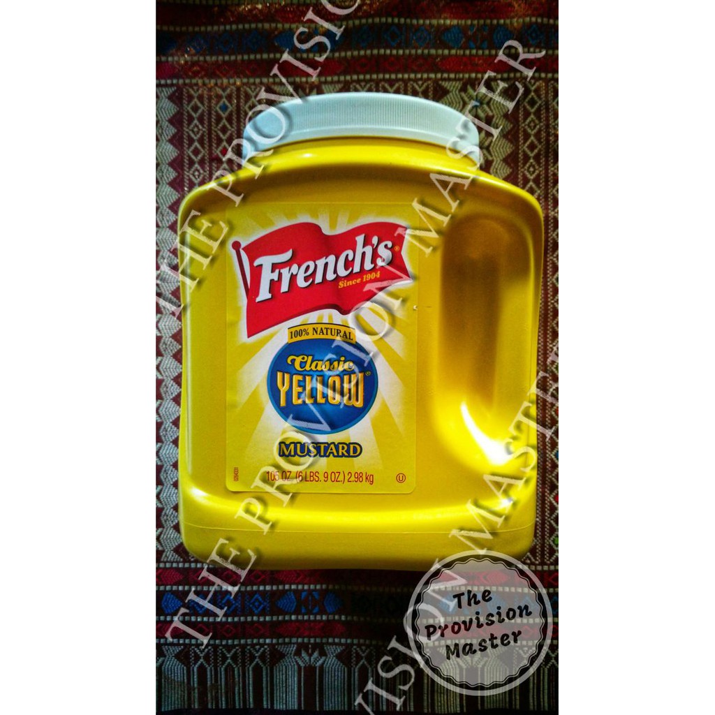 

French's Classic Yellow Mustard 2.98 Kg / 105 oz BERKUALITAS