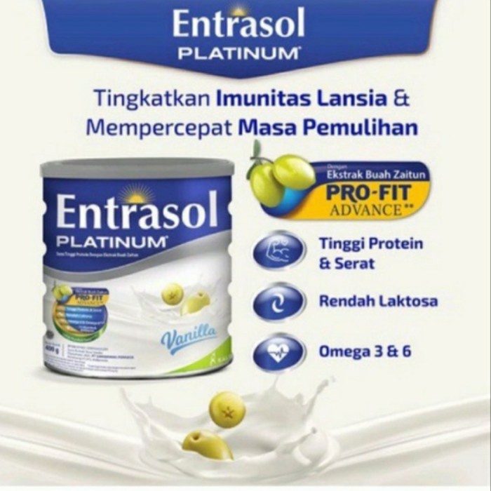 

Ee541F10 Entrasol Platinum 800 Gr - Vanila 6dd