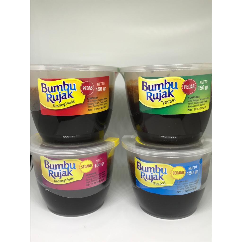

Bumbu Rujak Kacang Mede & Terasi kemasan Cup 150 gram