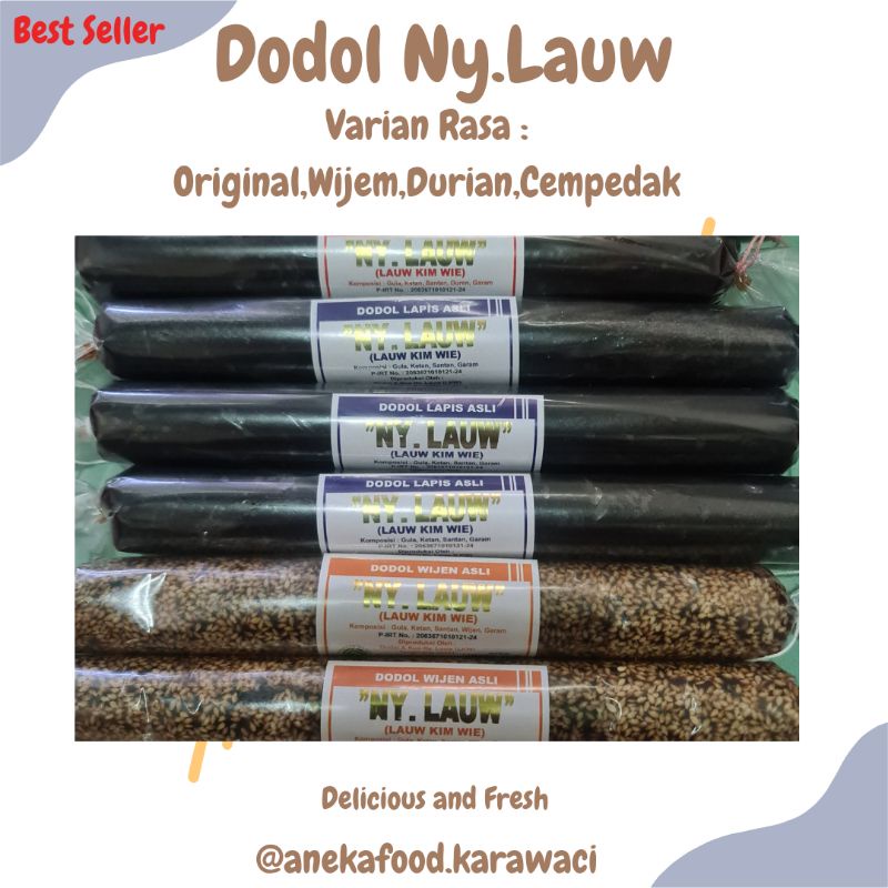 

TERMURAH! Dodol Khas Tangerang Ny.Lauw