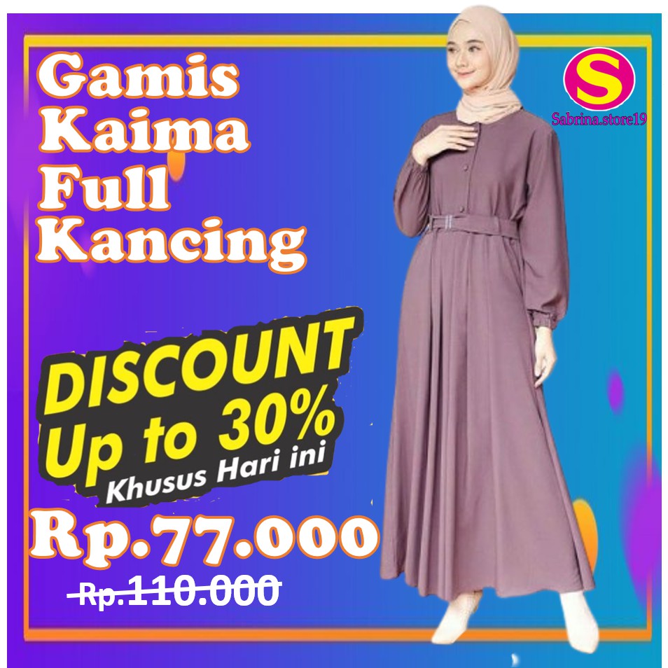 Baju Gamis Wanita Murah Terbaru 2021 Remaja Kekinian Lebaran Pesta Kondangan