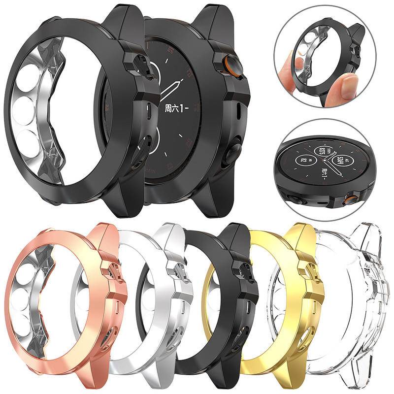 Soft Case TPU Plating Cover Proteksi Smartwatch Garmin Fenix 5 5X Fenix5X Fenix5