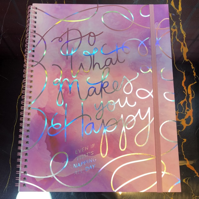 A4 Typo Spinout Notebook Typo Notebook Typo Book A4 Book Typo Import Australia Hologram Pink