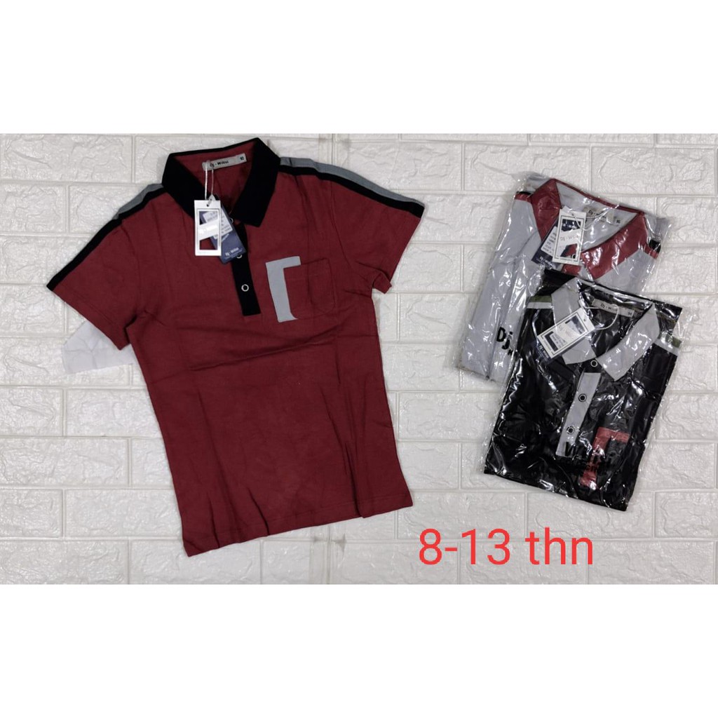 KAOS kERAH ANAK COWOK IMPORT