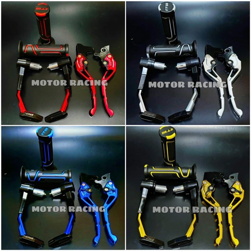 Proguard Robot + Handgrip B.A.D + Handle Variasi CNC Nmax PCX Aerox Vixion Beat Mio Vario Tiger Vario150 CBR Sonic