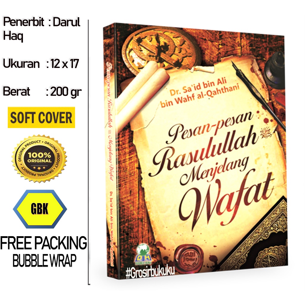 Buku Pesan Pesan Rasulullah Menjelang Wafat - Darul Haq