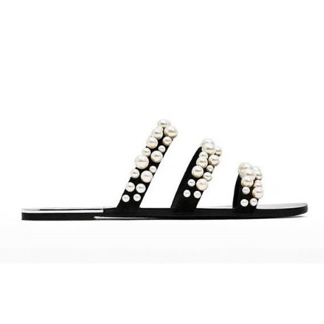 zara shoes KODE 2020 PEARL MUTIARA FLAT IMPORT