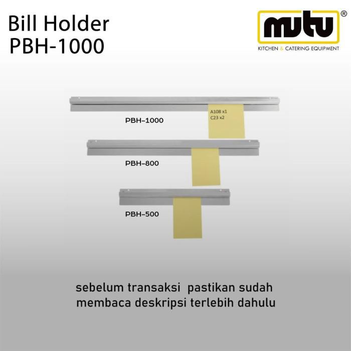 

Mesin Jilid / Penjepit Kertas Menu/Bill Holder Pbh-1000