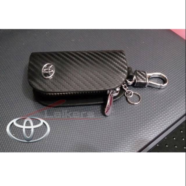 Dompet STNK Toyota Carbon Hitam