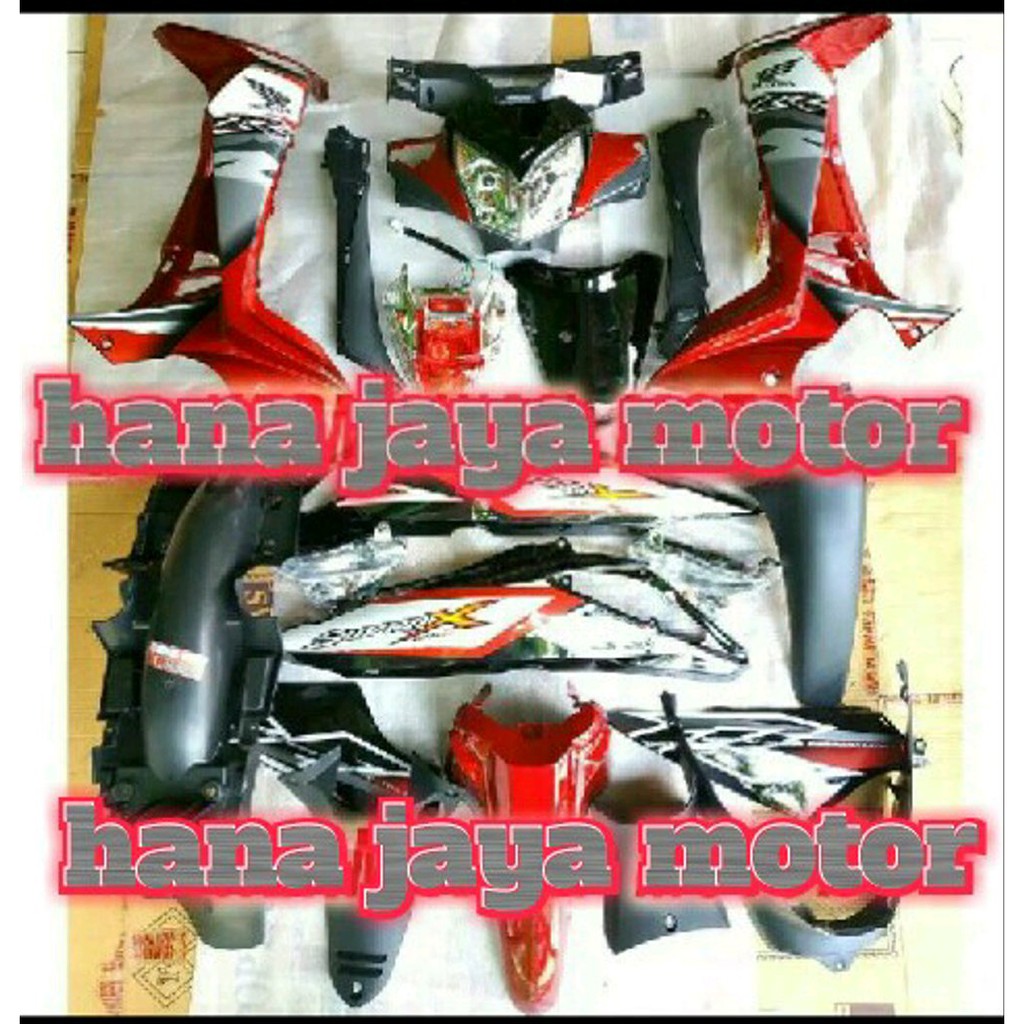 cover body supra x 125 th 2008-2012 full set body supra x 125 be