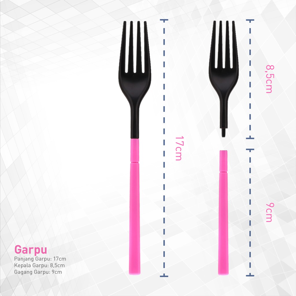 Set Alat Makan sendok sumpit garpu Korean Style / A Box Cutlery