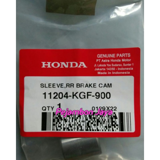 11204KGF900 SLEEVE RR BRAKE CAM