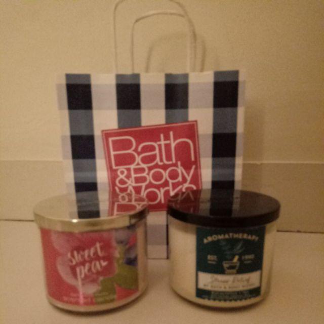 Bath And Body Works 3 Candle Wick - Sweet Pea