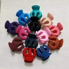 JEDAI WARNA DOFF 5 CM -  3 CAKAR  / JEPITAN RAMBUT WARNA DOFF KUALITAS PREMIUM - IMPORT