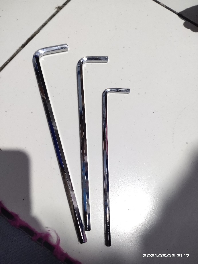 Cod Kunci L Set Tekiro 3pcs 4,5,6 Mm - Kunci L Tekiro Set 3pcs 4,5,6mm