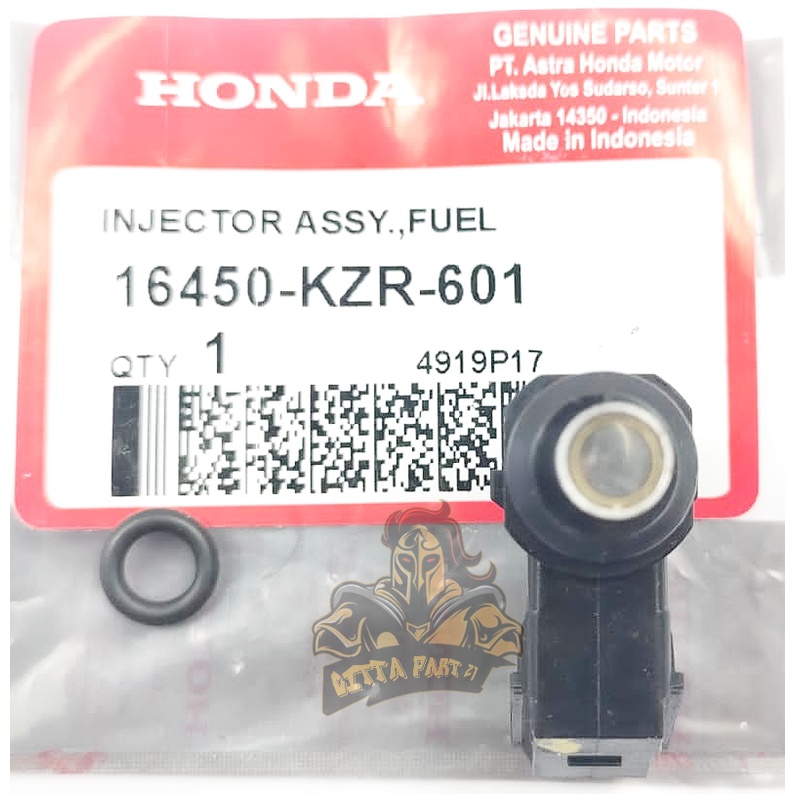 INJEKTOR ASLI HONDA AHM KZR TANPA SAMBUNGAN KUALITAS ASLI ORIGINAL HONDA AHM VARIO 125 VARIO 125 LED VARIO 150 LED