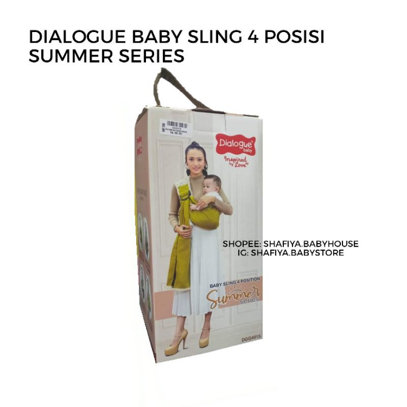 Dialogue Baby Sling Summer Series Gendongan Samping